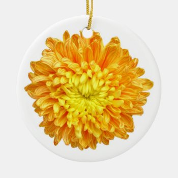Chrysanthemum Ornament by madelaide at Zazzle