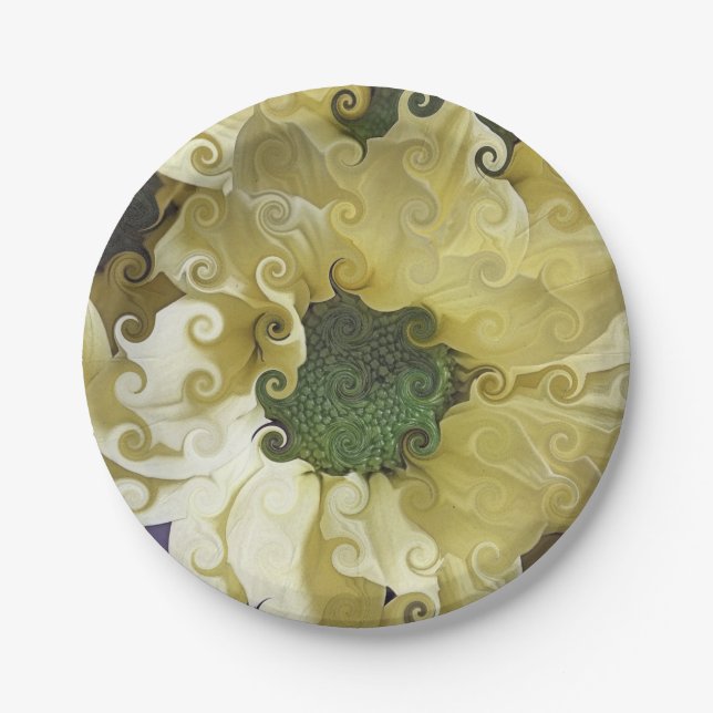 CHRYSANTHEMUM  PAPER PLATES (Front)