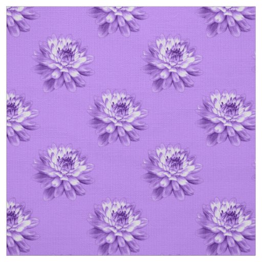 Chrysanthemum Pattern - Easter Purple Fabric