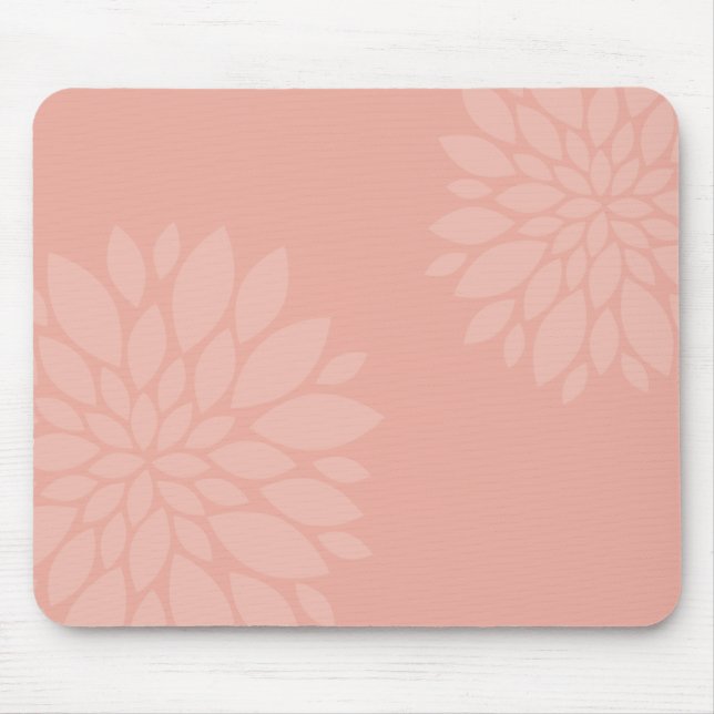 Chrysanthemum pattern mouse pad (Front)