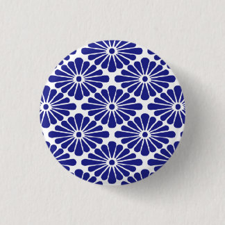 chrysanthemum petals emblem button