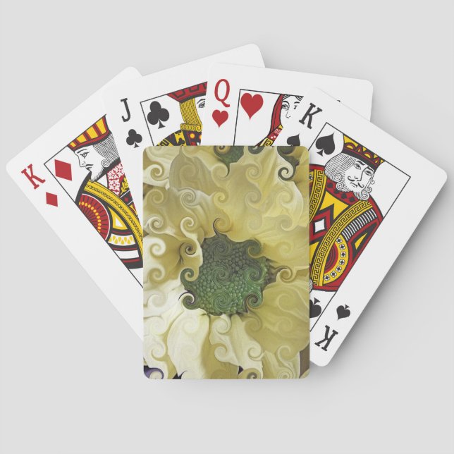 CHRYSANTHEMUM   POKER CARDS (Back)