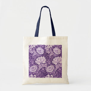Chrysanthemum Purple, William Morris Tote Bag