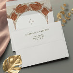 Chrysanthemum Rust Burnt Orange Vintage Envelope<br><div class="desc">Wrap your wedding invitation in an envelope as elegant as its message. Our Art Nouveau Wedding Envelopes are a perfect harmony of tradition and aesthetics,  inspired by the unrivaled work of William Morris and vividly apparent in the ornate detailing of these exquisite envelopes.</div>
