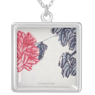 Chrysanthemum Silver Plated Necklace
