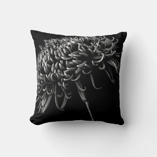 Chrysanthemum Throw Pillow (Front)
