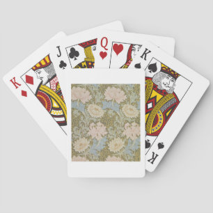 'Chrysanthemum' wallpaper, 1876 (wallpaper) Poker Cards