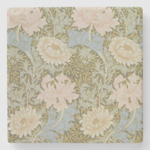 'Chrysanthemum' wallpaper, 1876 (wallpaper) Stone Coaster