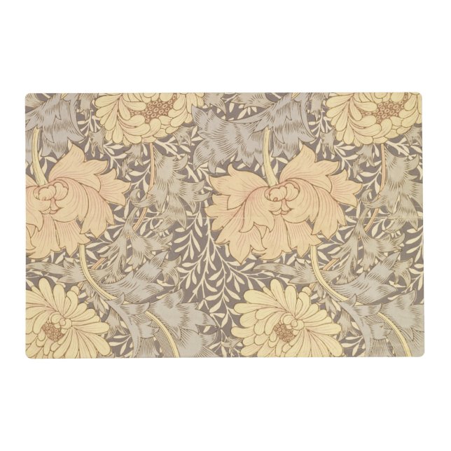 'Chrysanthemum' wallpaper design, 1876 Placemat (Front)