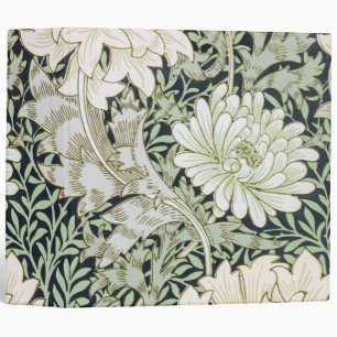 Chrysanthemum, William Morris 3 Ring Binder