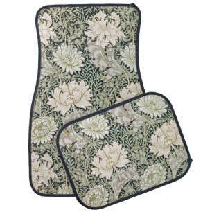 Chrysanthemum, William Morris Car Floor Mat