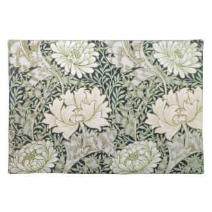 Chrysanthemum, William Morris Cloth Placemat
