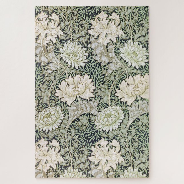 Chrysanthemum, William Morris Jigsaw Puzzle (Vertical)
