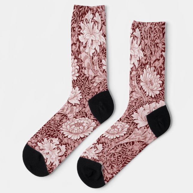 Chrysanthemum, William Morris Socks (Left)