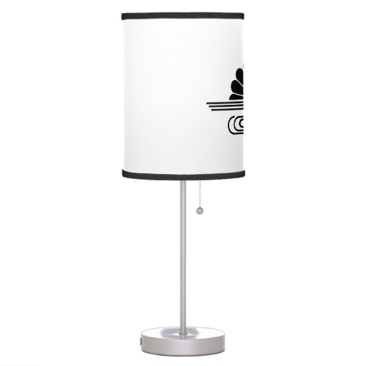 Chrysanthemum with water table lamp (Left)