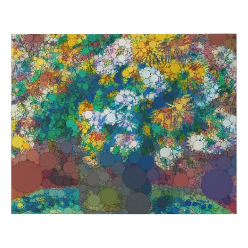 Chrysanthemums by After Pierre_Auguste Renoir Faux Canvas Print