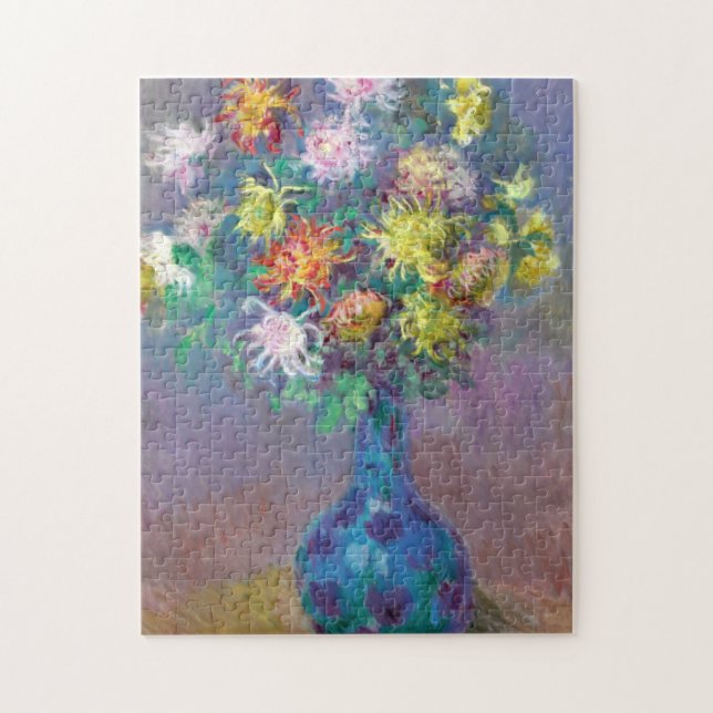Chrysanthemums by Claude Monet Puzzle (Vertical)