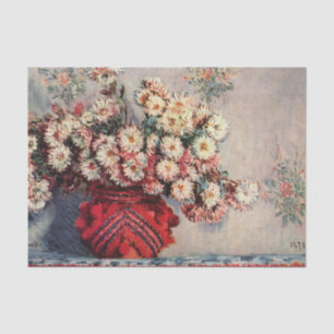 Chrysanthemums by Claude Monet Tissue Paper