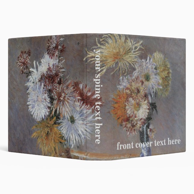 Chrysanthemums by Gustave Caillebotte Binder (Background)