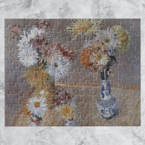 Chrysanthemums by Gustave Caillebotte Jigsaw Puzzle