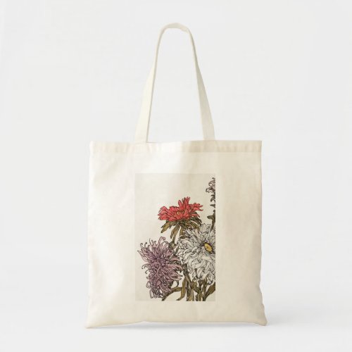 Chrysanthemums by Julie de Graag Tote Bag