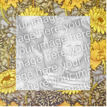 Chrysanthemums by William Morris Statuette<br><div class="desc">William Morris (24 March 1834 – 3 October 1896) was an English textile designer,  artist,  writer,  and socialist associated with the Pre-Raphaelite Brotherhood and the English Arts and Crafts Movement. Morris wrote and published poetry,  fiction,  and translations of ancient and medieval texts throughout his life.</div>