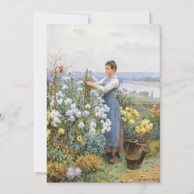 Chrysanthemums | Daniel Ridgway Knight (Front)