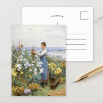 Chrysanthemums | Daniel Ridgway Knight Postcard