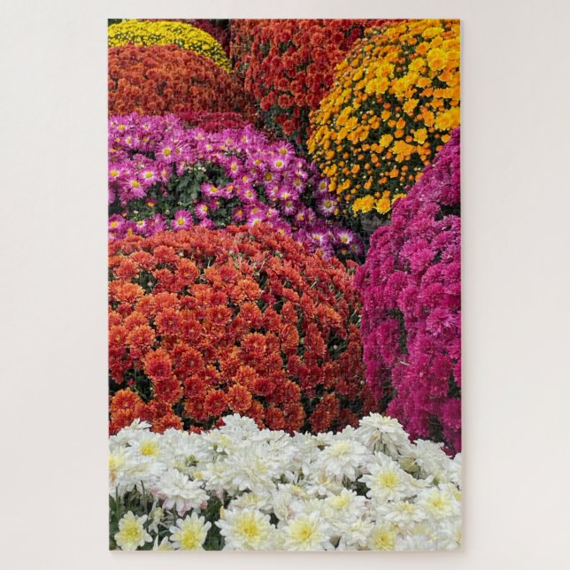 Chrysanthemums Jigsaw Puzzle (Vertical)