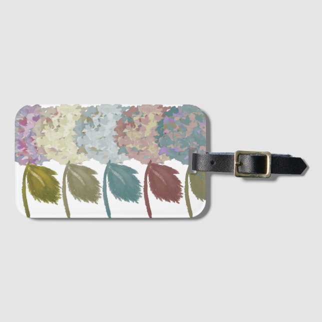 Chrysanthemums Luggage Tag (Front Horizontal)