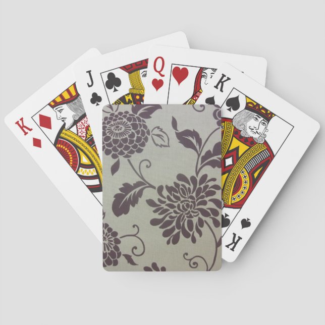 Chrysanthemums Poker Cards (Back)