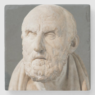 CHRYSIPPUS STONE MARBLE STATUE COASTER