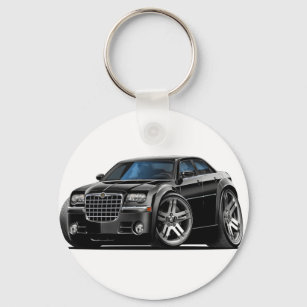 Chrysler 300 Black Car Keychain