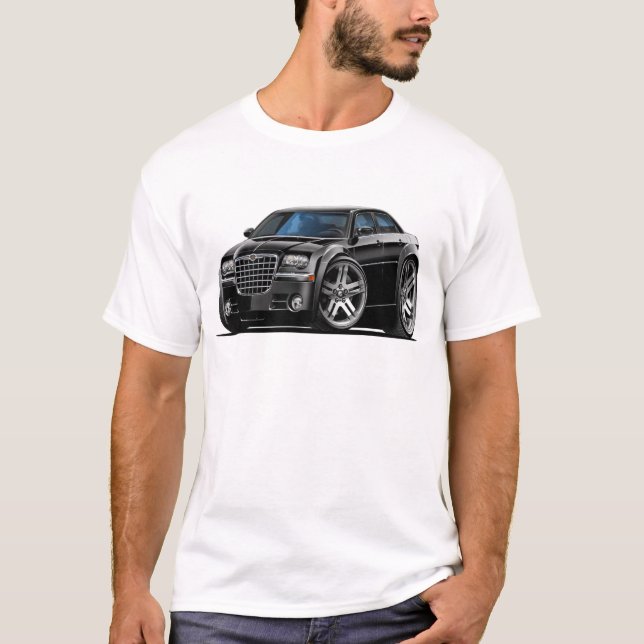 Chrysler 300 Black Car T-Shirt (Front)