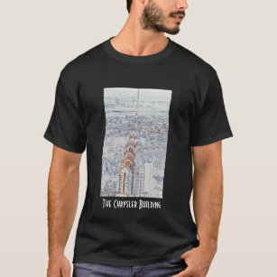 Chrysler Building Black T-Shirt