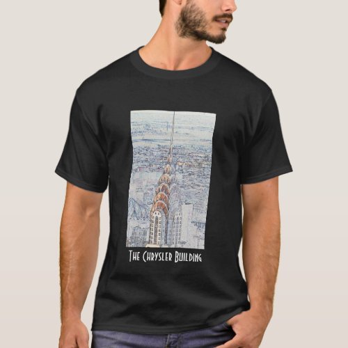 Chrysler Building Black T_Shirt