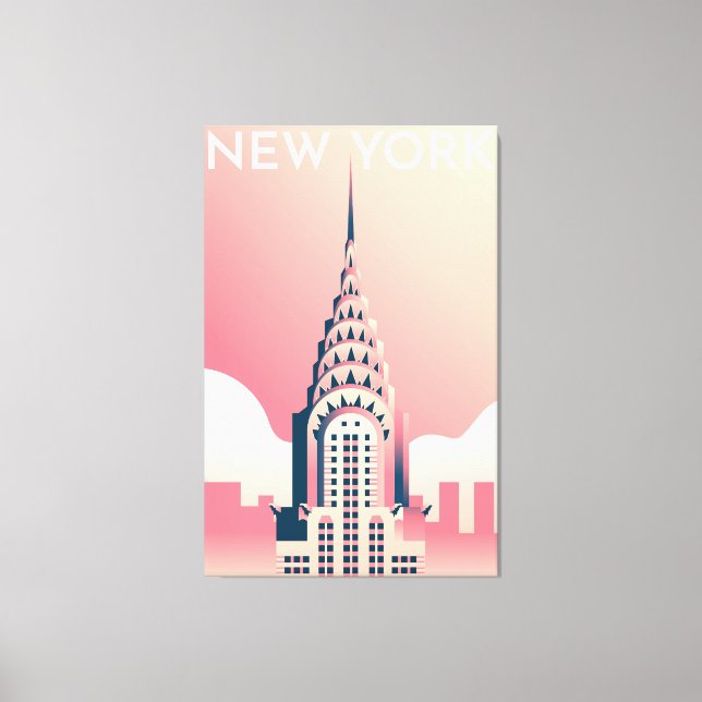 Chrysler Building Canvas Print (Front)