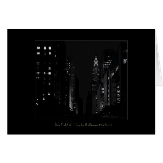 Chrysler Building Card (Front Horizontal)
