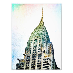 Chrysler Building - Frozen - New York City Photo Print