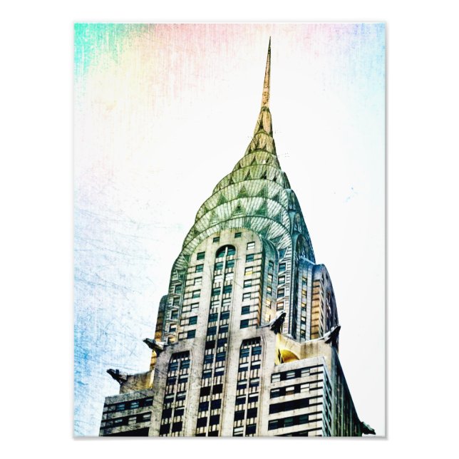 Chrysler Building - Frozen - New York City Photo Print (Front)