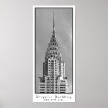 Chrysler Building / New York City Poster<br><div class="desc">Clear Day,  winter 2002.  Taken from near Grand Central Station.  Just happened to have my camera with me for another reason.  It's really such a beautiful building.  The Empire State building's Art Deco style really only shows on the inside,  where this one has true exterior beauty.</div>