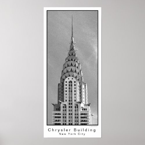 Chrysler Building  New York City Poster