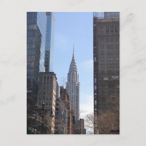 Chrysler Building New York City Skyscraper Midtown Postcard