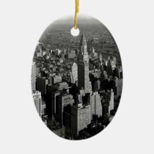 Chrysler Building New York Manhattan Ceramic Ornament