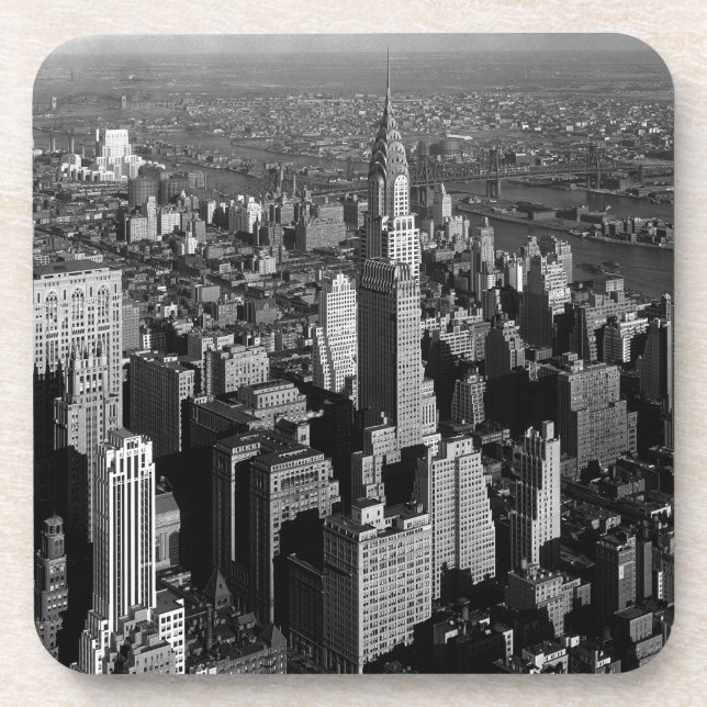 Chrysler Building New York Manhattan Drink Coaster (Front)
