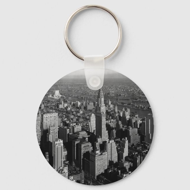 Chrysler Building New York Manhattan Keychain (Front)