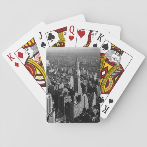 Chrysler Building New York Manhattan Poker Cards