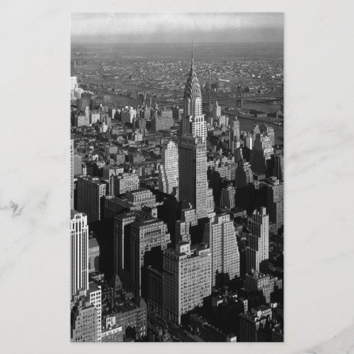 Chrysler Building New York Manhattan Stationery