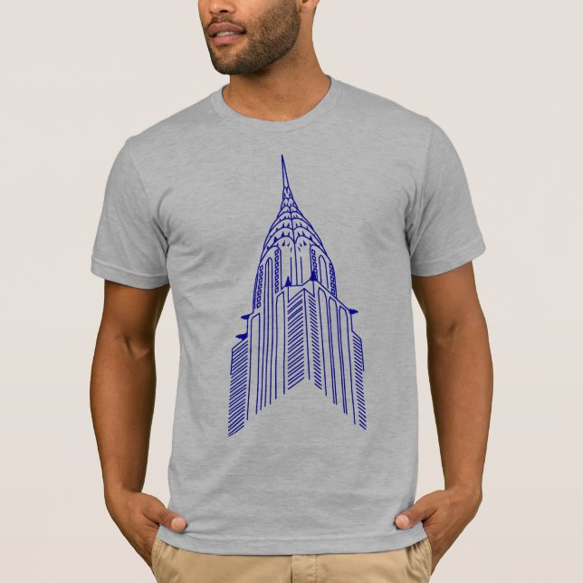 Chrysler building outline shirt (Front)