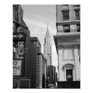 Chrysler Building PHOTO PRINT B&W